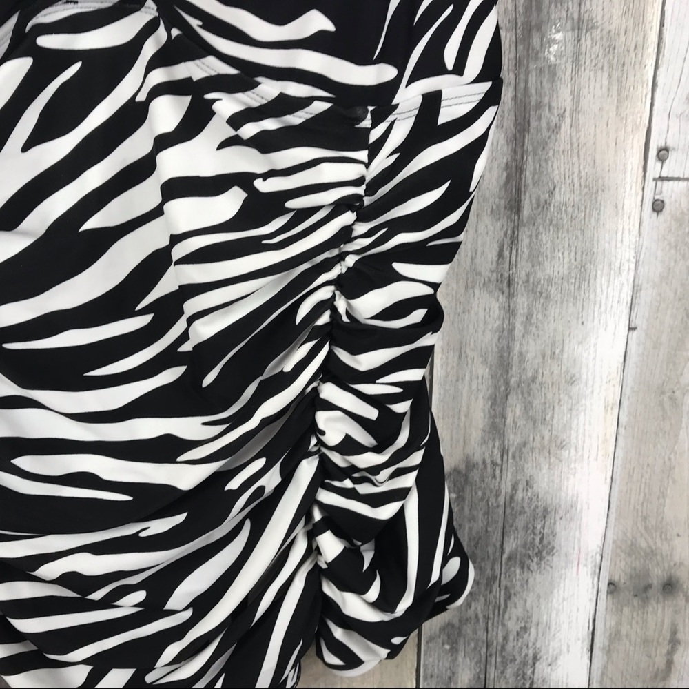 Torrid Zebra Print Tankini Top Size 3-22/24 NWT - Picture 4 of 8